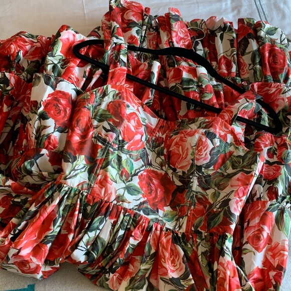 BED OF ROSES DRESS SIZE MED - Picture 5 of 6